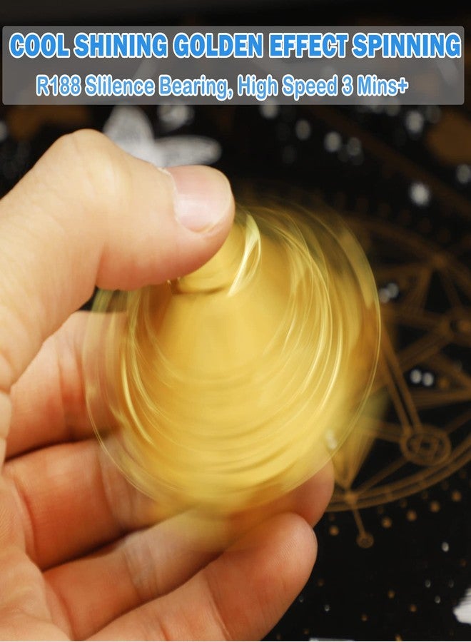 Anzmtosn Pyramid Fidget Spinner Toy for Kids Adults, Metal Fingertip Gyro, Cool Hand Finger Spinner, Office Kinetic Desk Toy, Egyptian Figure Perpetual Motion Spinning Top Birthday Gift Prize Party Favors - Image 3