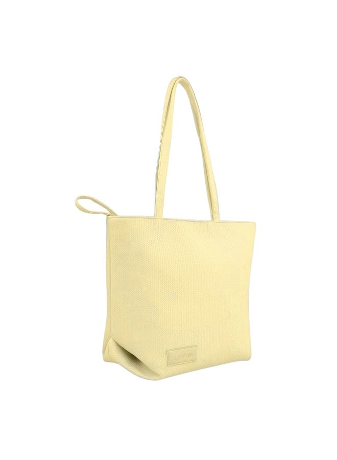 B.S COLLECTION Women's tote bag, practical and comfortable design - Yellow - Image 2