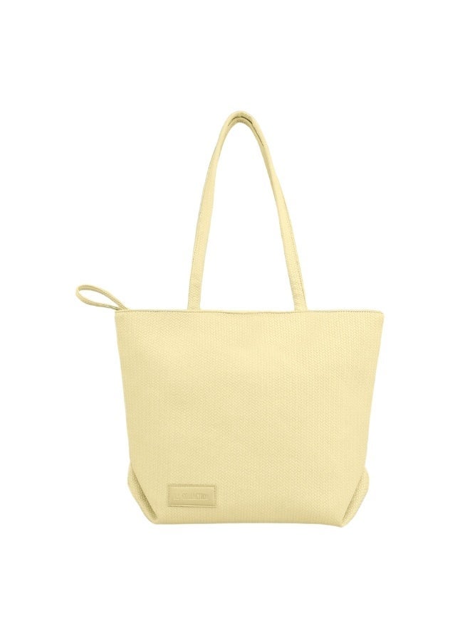 B.S COLLECTION Women's tote bag, practical and comfortable design - Yellow - Image 1