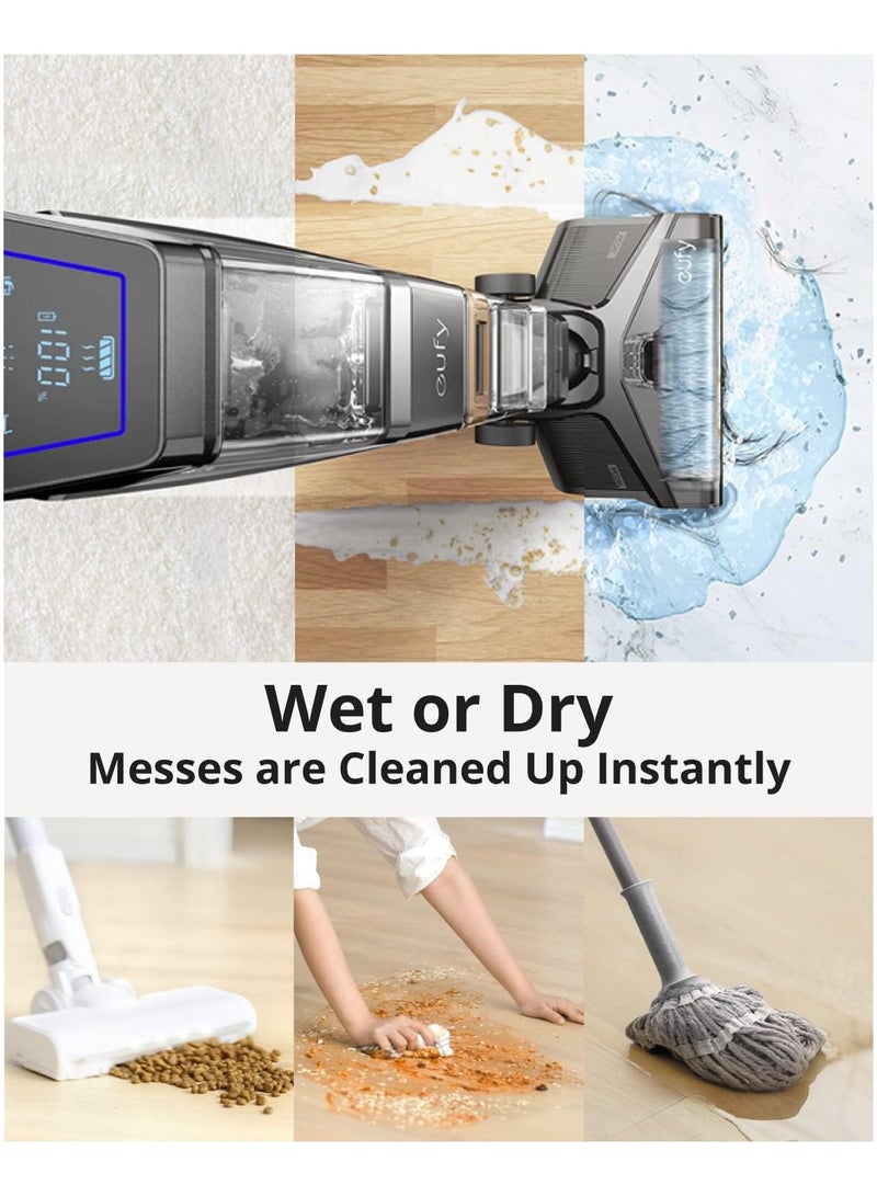Eufy Wet and Dry 5-In-1 Cordless Vacuum Cleaner 250W W31 - Powerful Suction, Versatile Cleaning for Hard Floors and Carpets, Lightweight, Black - Ideal for Home and Car Cleaning with Long-Lasting Battery Life - Image 3