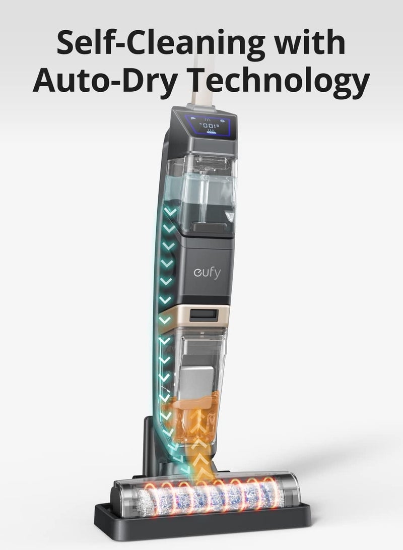 Eufy Wet and Dry 5-In-1 Cordless Vacuum Cleaner 250W W31 - Powerful Suction, Versatile Cleaning for Hard Floors and Carpets, Lightweight, Black - Ideal for Home and Car Cleaning with Long-Lasting Battery Life - Image 4