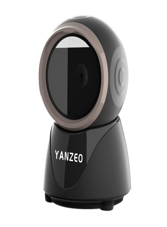 YANZEO YS860 Barcode Scanner 2D/1D Desktop Barcode Reader Hands-Free QR Bar Code Scanner Plug and Play Fast & Accurate Scanning for Store, Office, Warehouse - Image 1