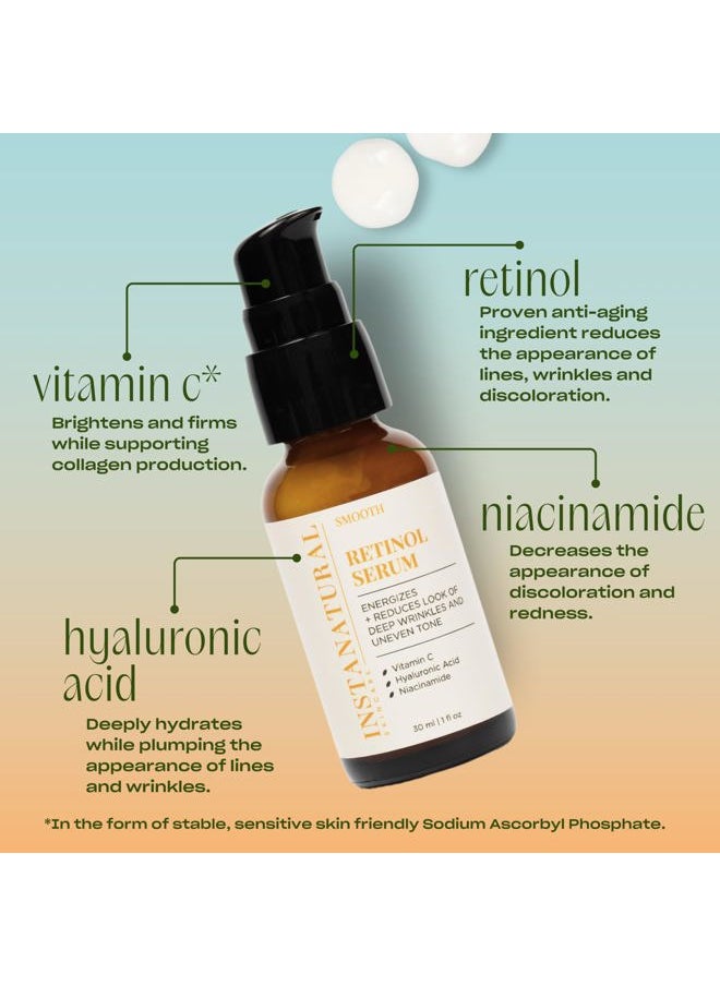 Instanatural Retinol Serum, Niacinamide, 30mL  - Image 3