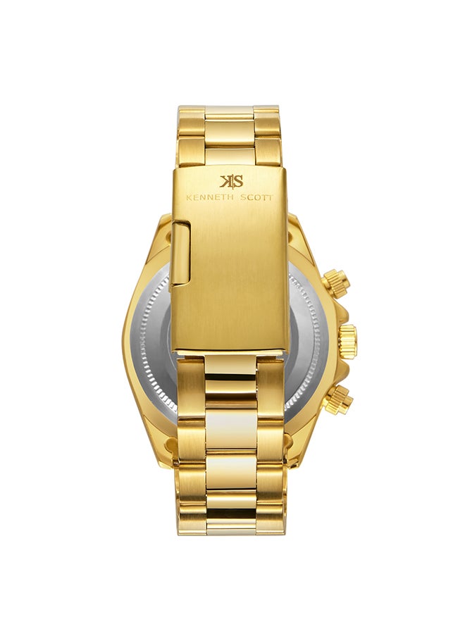 كينيث سكوت ساعة رجالية متعددة الوظائف من الفولاذ المقاوم للصدأ - Image 3