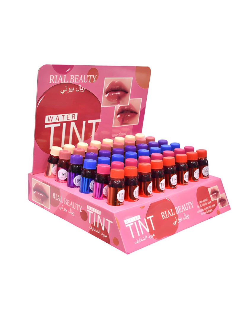 The Lip Tint Consisting of 48 Tablets in Various Colors is Unique and is Characterized by a Fragrant Scent and it Mattifies Dark and Translucent Colors For Long Lasting Color