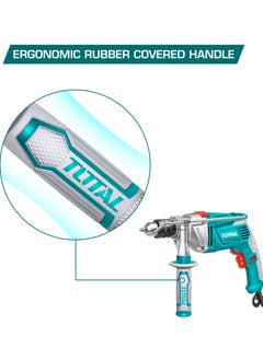 TOTAL Total Impact Drill 1010W – 220-240V, 0-2800 RPM, 13mm Max Drilling, Variable Speed, Forward/Reverse Switch, Hammer Function, Durable Aluminum Gearbox  - Image 5