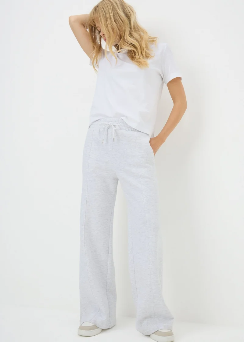 Matalan Grey Marl Wide Leg Jogging Bottoms