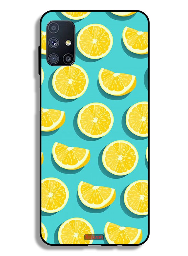 Tolwak Samsung Galaxy M51 Protective Case Cover Pattern Of Oranges - Image 2
