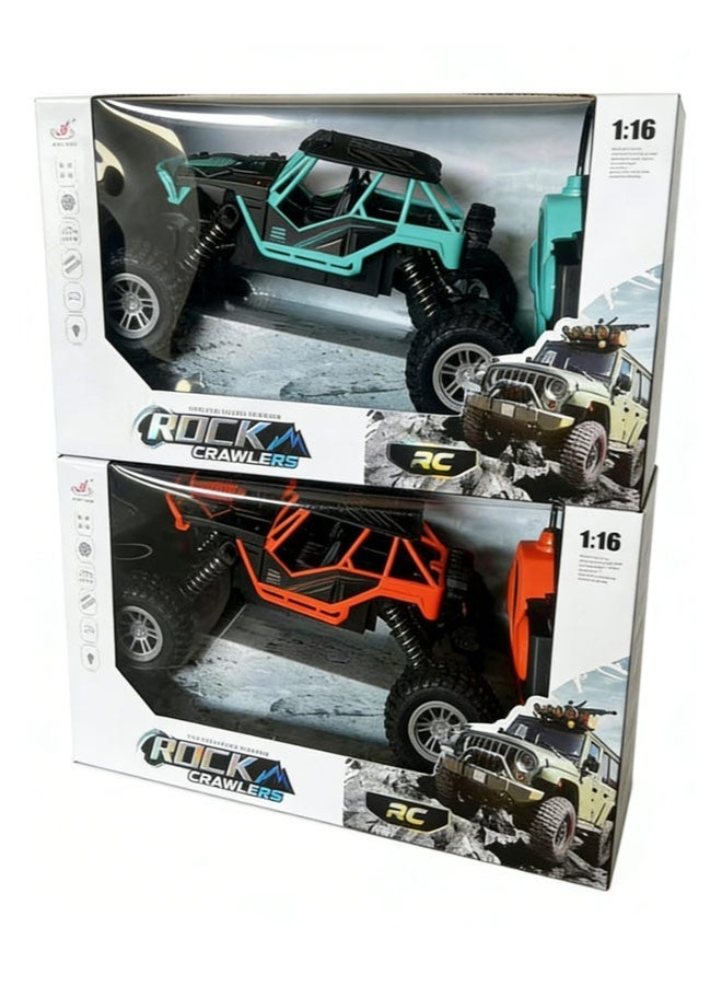 سيارة لعبة تعمل بالتحكم عن بعد عالية السرعة ومخصصة للطرق الوعرة، مناسبة للأطفال من سن 8 سنوات فما فوق (مواصفات المنتج: 22.5 × 13 × 11 سم) - Image 3