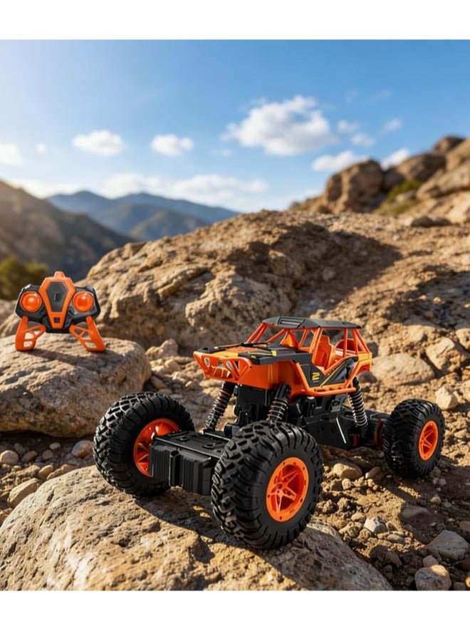 سيارة لعبة تعمل بالتحكم عن بعد عالية السرعة ومخصصة للطرق الوعرة، مناسبة للأطفال من سن 8 سنوات فما فوق (مواصفات المنتج: 22.5 × 13 × 11 سم) - Image 1