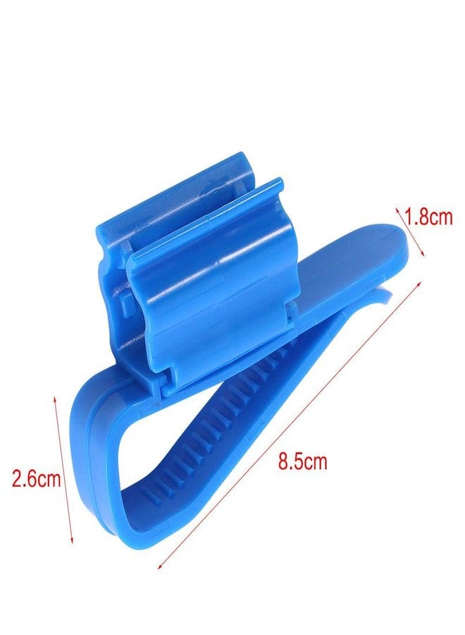 POCREATION 2Pcs Plastic Aquarium Fishtank Mounting Clip,Toilet Refill Tube Clip Ish Hose Holder Hanger Water Pipe Tube Hose Mounting Clip,Toilet Refill Tube Clip For 8-16Mm Inflow Outflow - Image 3