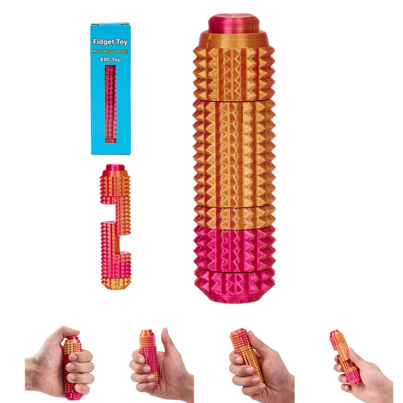 ascavs All in One Little Ouchies EDC Fidget Toy for Adultswith Fidget SliderButton ClickerGear SpinnerSpiky Pain StimNovelty Toy for Stress Relief - Image 3
