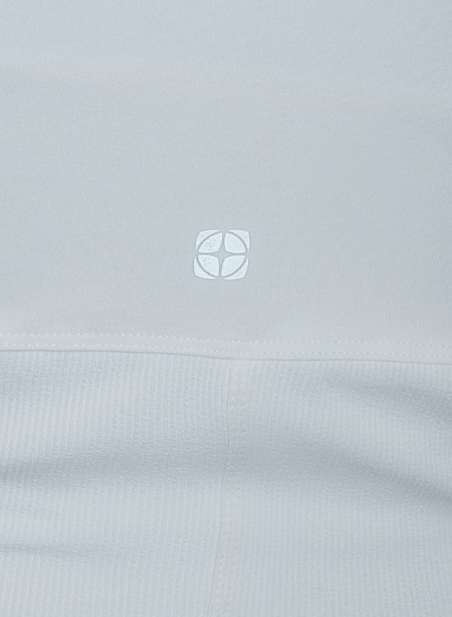 trendyol Soft Knitted Sports Jacket - Ecru, Thumb Holes, Brushed - Image 4