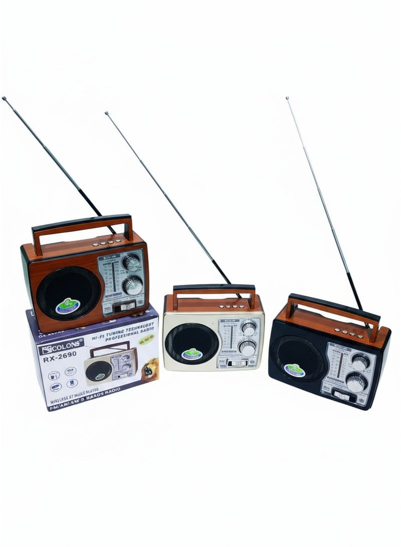 Golon Jolon RX-2690 Multifunction Radio with Hi-Fi Technology and Rechargeable Lithium Battery - Image 5