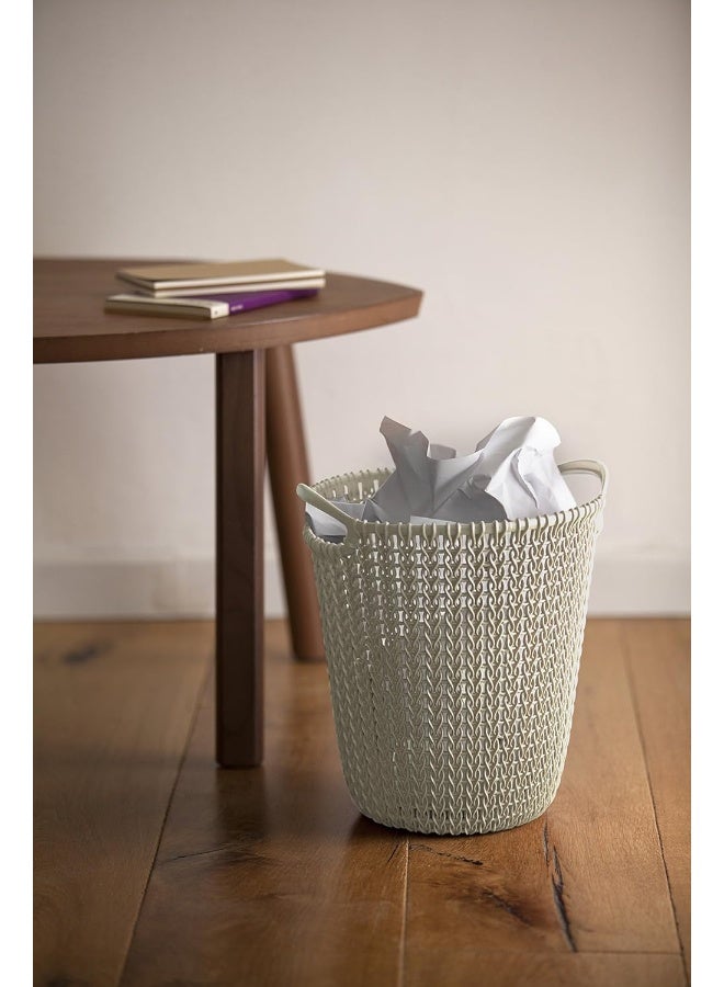 Curver Knit Small Basket 24 Cm Off White Color - Image 2
