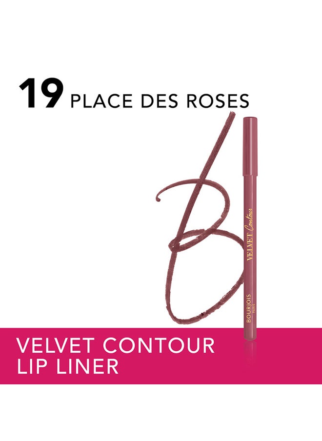 BOURJOIS PARIS Velvet Contour Lip Liner - 19 - Place des Roses  - Image 3