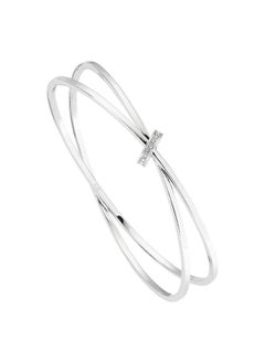 Karen Millen Oval Pavé Chain Bangle  - Image 2