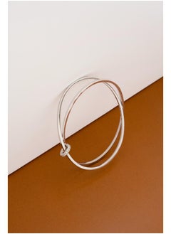 Karen Millen Oval Pavé Chain Bangle  - Image 3