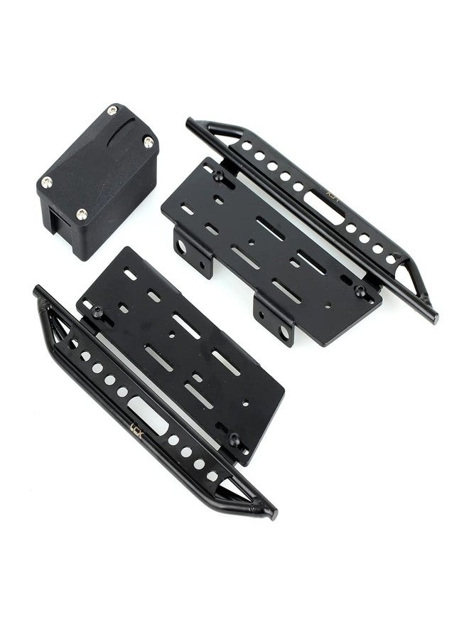 LCX Racing 1/10th RC Crawler Car Metal Rail Steel Side Step Running Board Rock Slider for Axial SCX10 II 90046 Wrangle Body - Image 2