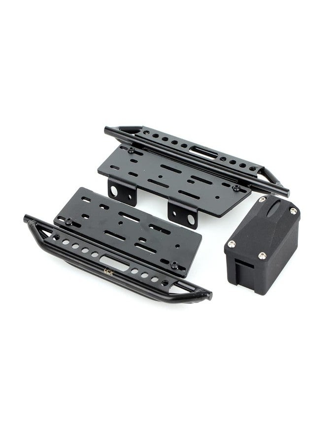 LCX Racing 1/10th RC Crawler Car Metal Rail Steel Side Step Running Board Rock Slider for Axial SCX10 II 90046 Wrangle Body - Image 5
