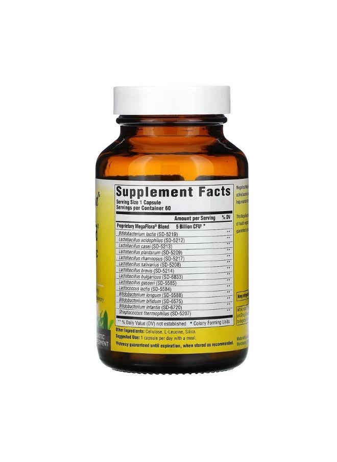 MegaFood Kids Probiotic MegaFlora 5 Billion CFU 60 Capsules  - Image 2