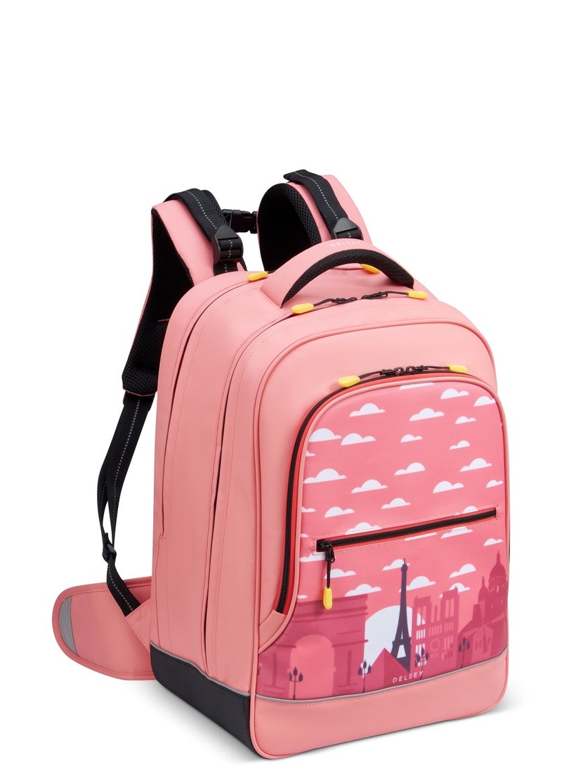 DELSEY Paris BTS 2023 2 Compartment Backpack - 15.6" Pink Printing - 00338962119  - Image 2
