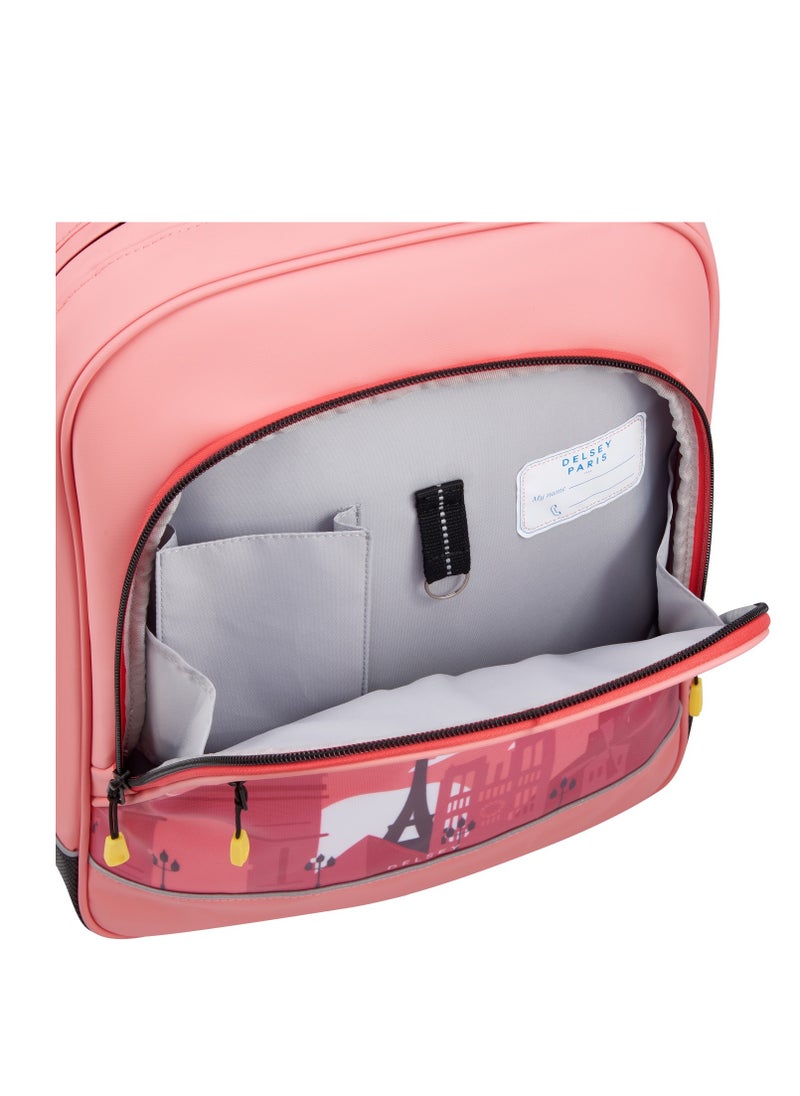 DELSEY Paris BTS 2023 2 Compartment Backpack - 15.6" Pink Printing - 00338962119  - Image 5