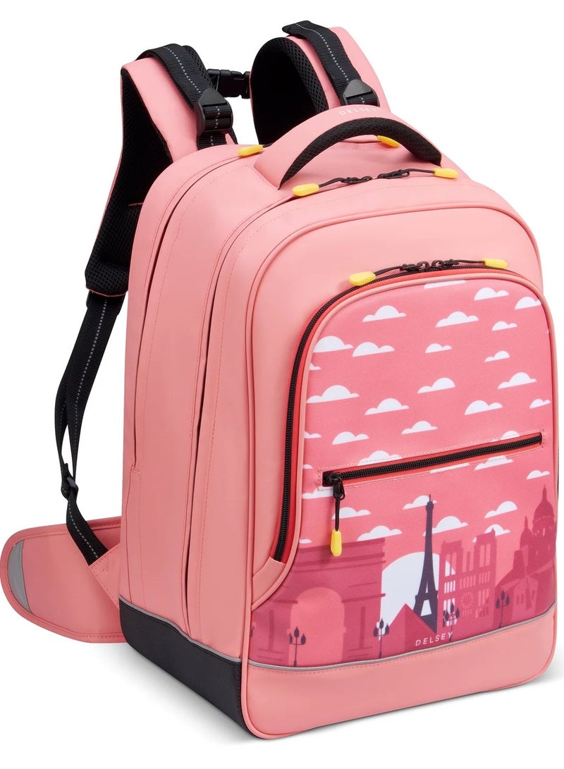 DELSEY Paris BTS 2023 15.6" - 2 Compartment Backpack - Pink Printing - Image 2