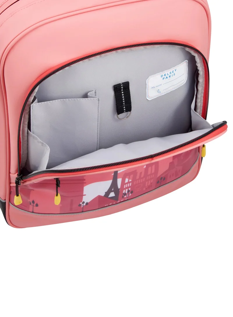 DELSEY Paris 15.6 BTS 2023 15.6" - 2 Compartment Backpack - Pink Printing  | Best Price UAE