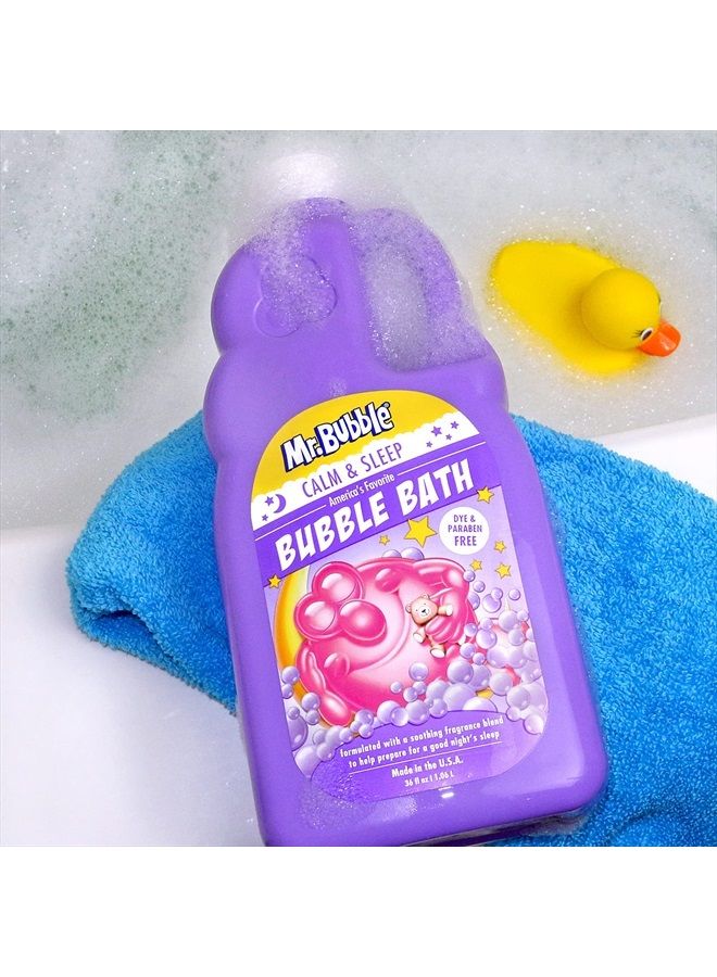 Mr. Bubble Calm & Sleep Bubble Bath (Pack of 2 Bottles, 36 fl oz Each) - Image 4