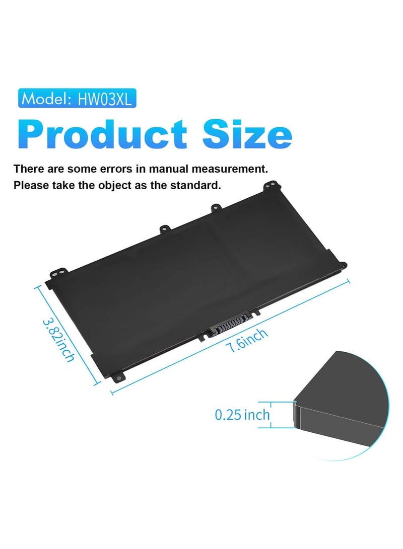 ماكس باور بطارية بديلة HW03XL HWO3XL L97300-005 لأجهزة HP Pavilion 15-eg0070wm 15-eh0050wm 15-eh0xxx 15-eg0xxx 17-cn0xxx Pavilion 15-EG 15-EH 15T-EG 15Z-EH 17-CN 17-CP 17T-CN - Image 2