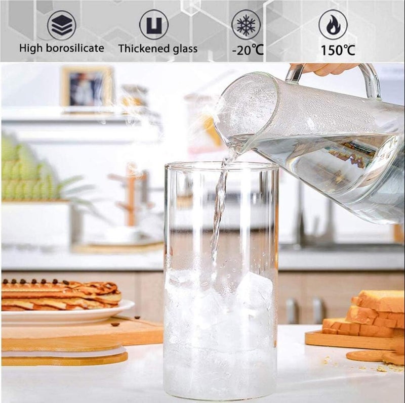 NeWine 1050ml Glass Food Storage Jars Containers Glass Storage Jar With Airtight Bamboo Lids Set Of 6 Kitchen Glass Canisters For Coffee Flour Sugar Candy Cookie Spice And More Clear - Image 5