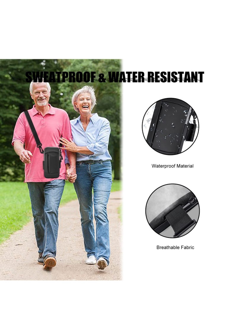 Running Armband and Crossbody Phone Bag for All Ages - Ideal for Gym, Running, Hiking - Compatible with iPhone 14/13/12/11 Pro Max, Galaxy S Series, and More - Image 4