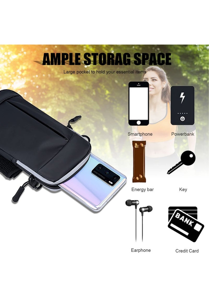 Running Armband and Crossbody Phone Bag for All Ages - Ideal for Gym, Running, Hiking - Compatible with iPhone 14/13/12/11 Pro Max, Galaxy S Series, and More - Image 2