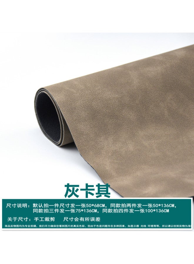 قماش خلفية جلدية غير لامع - ديكور تصوير المشاهد - ستارة ثنائية اللون ماصة للضوء - جلد صناعي من مادة PU - كنز المحلات الحضرية - Image 1