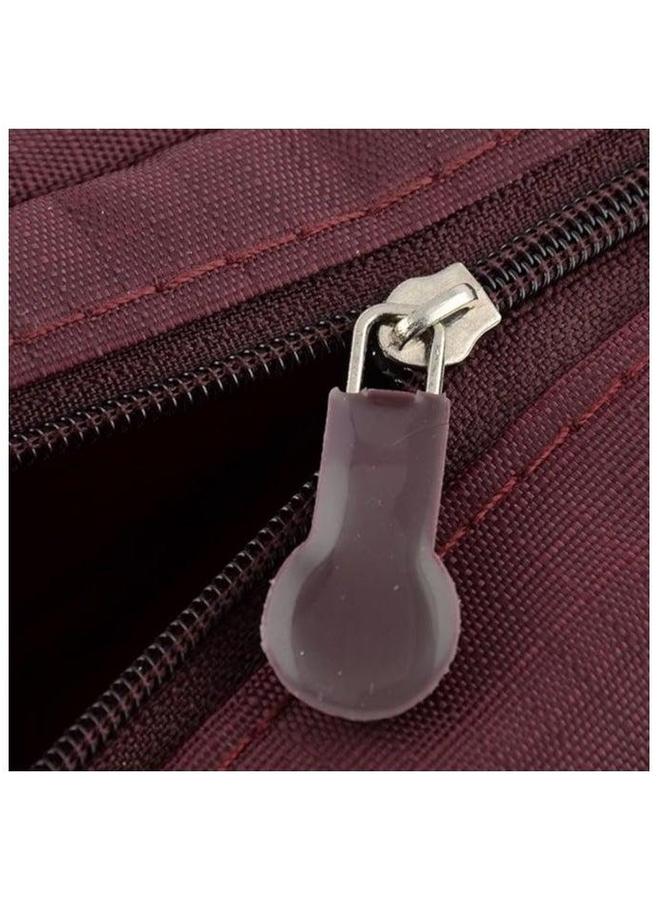 HALAMODO حقيبة مستحضرات التجميل بسعة كبيرة، منظم سفر محمول لفرشاة أدوات التجميل، مع فواصل، للنساء والفتيات - Image 5