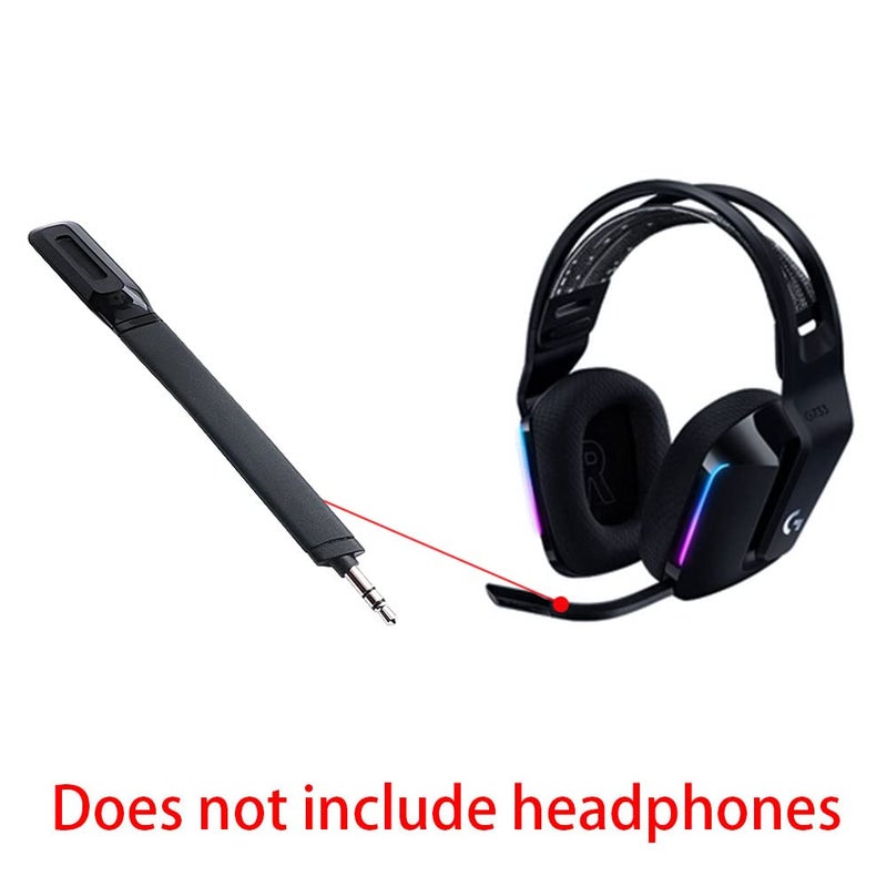 HUYUN Mic Replacement Crystal Sound Noise Isolation Microphone Compatible for Logit G733 Lightspeed RGB Gaming Headset (White) - Image 5