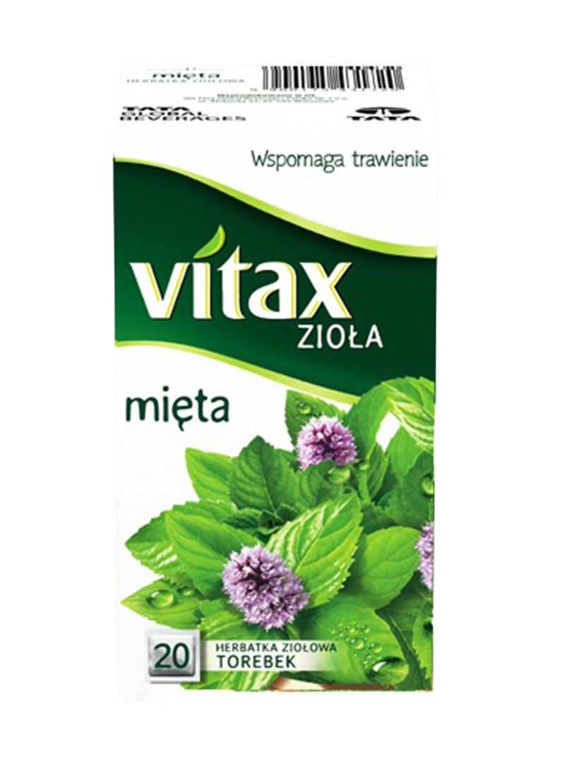 Zioła Rumianek Mint Tea, 20 Sachets, Natural Herbal Infusion for Wellness & Relaxation