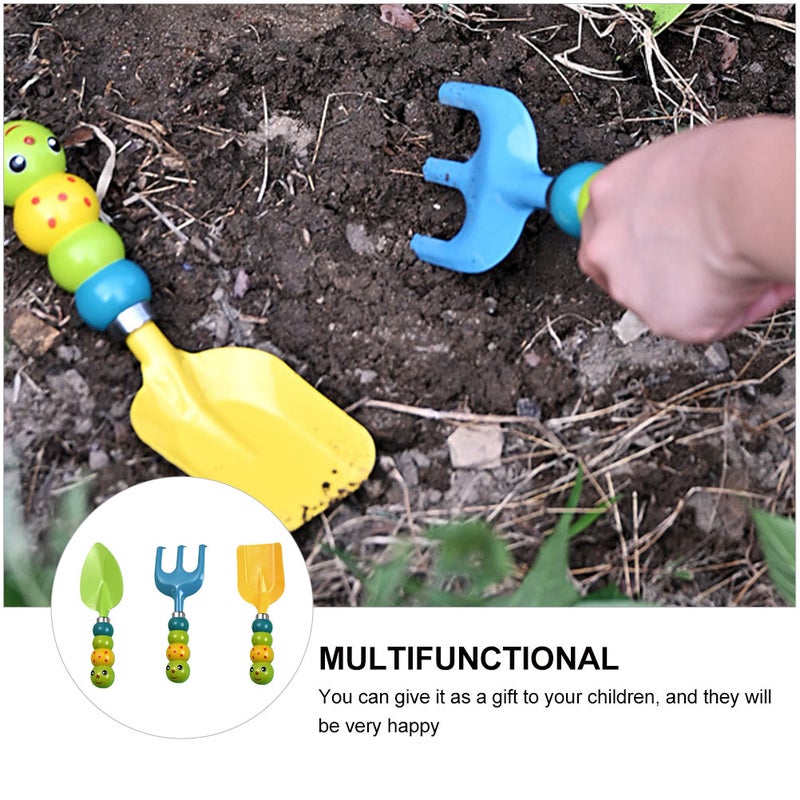 3pcs/Set Beach Sand Toys Sand Shovel Garden Digging Tools Kids Gardening Tools - Image 1