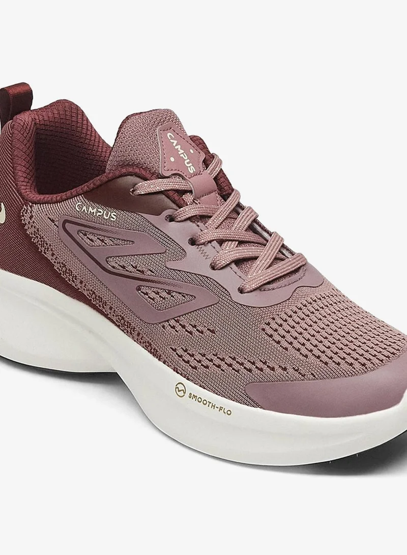 CAMPUS L.Mauve/Wine Women’s Pink Comfort Low Top Sneakers – Clean Monotone Design Shoes that Instantly Stands Out for Women | Best Price UAE