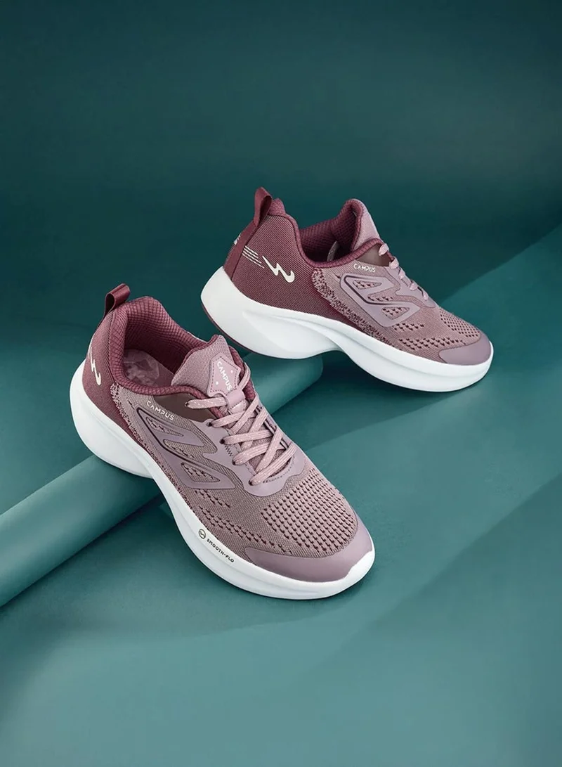 CAMPUS L.Mauve/Wine Women’s Pink Comfort Low Top Sneakers – Clean Monotone Design Shoes that Instantly Stands Out for Women | Best Price UAE