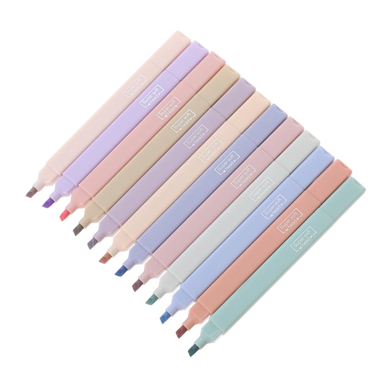 Double Ended Highlighters And Markers 12 Pack Portable Comfortable Grip - Image 2