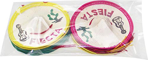 More Fiesta 12 Mini Mexican Sombrero Fiesta, 3 inches wide Mini hats - Image 4