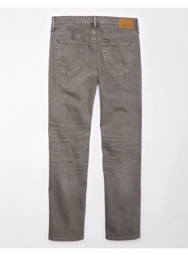 American Eagle Airflex+ Mid Wash Straight Fit Jeans