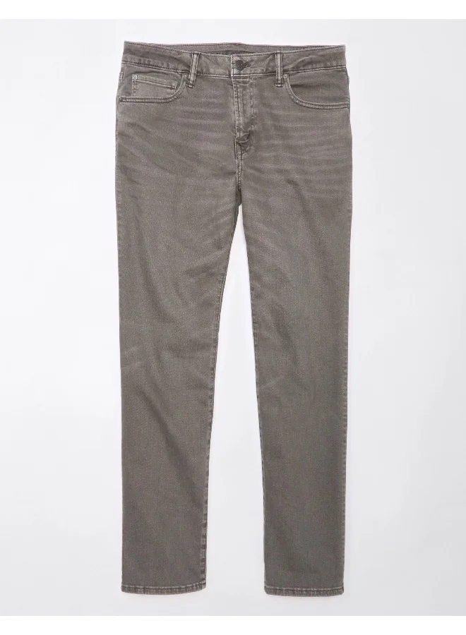 American Eagle Airflex+ Mid Wash Straight Fit Jeans