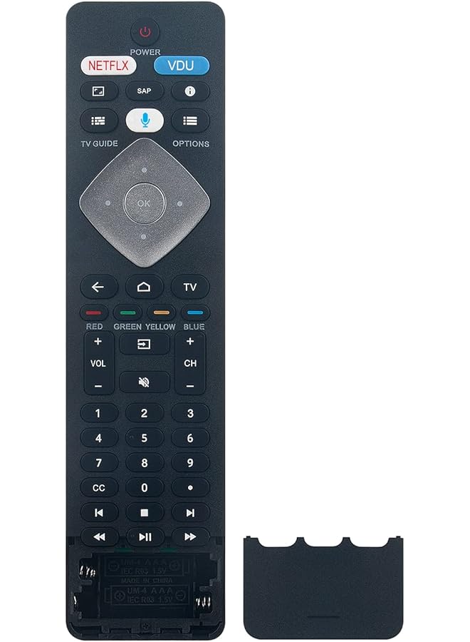 إيروريكس جهاز التحكم عن بعد البديل Bt800 Urmt47Cnd002 المتوافق مع سلسلة تلفزيون فيليبس 5000 و5604 و5704 43Pfl5704 و75Pfl5704 F7 و643Pfl5766 F7 و55Pfl5766 F7 و65Pfl5504 F7 و65Pfl5604 F7 - Image 5