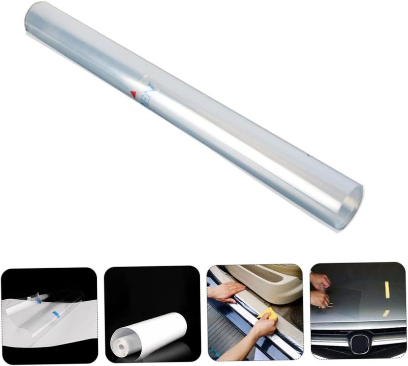 PRETYZOOM Car Protective Film Transparent Anti-Scratch Vehicle Film Body Wrap Easy to Apply High Heat Resistance for Car Paint Protection - Image 2
