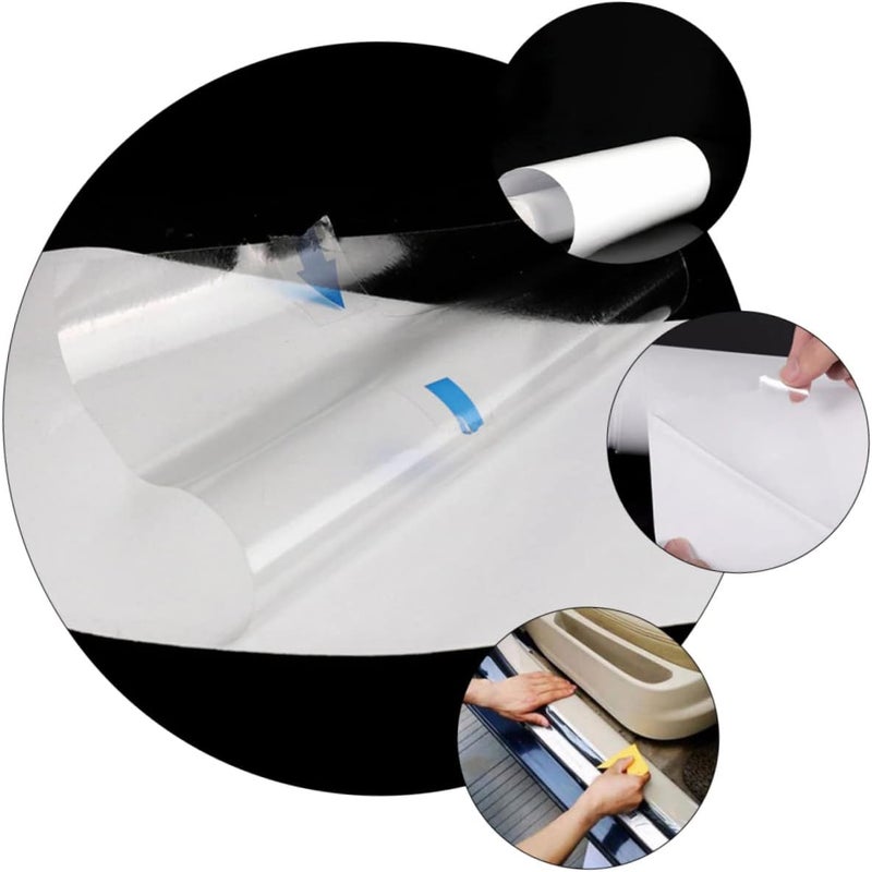 PRETYZOOM Car Protective Film Transparent Anti-Scratch Vehicle Film Body Wrap Easy to Apply High Heat Resistance for Car Paint Protection - Image 1