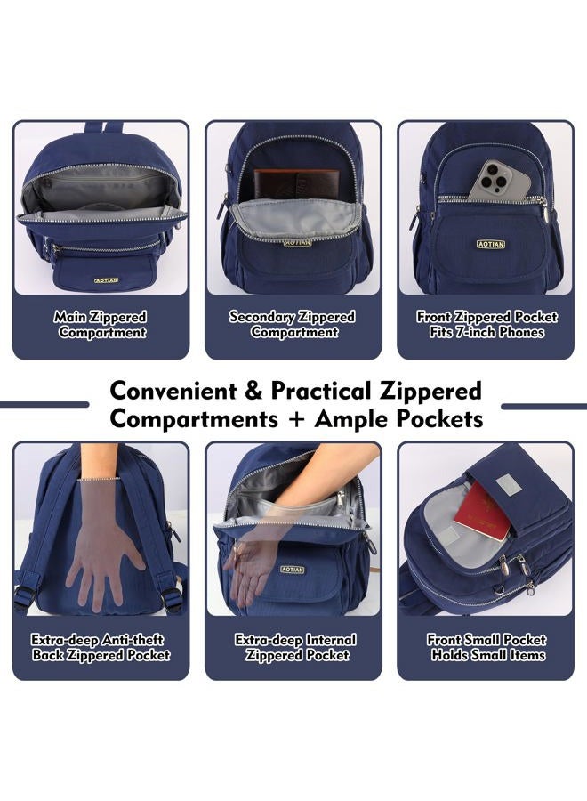 AOTIAN Mini Casual Ultralight Nylon Backpack for Women Daily Backpack for Girls - Image 4