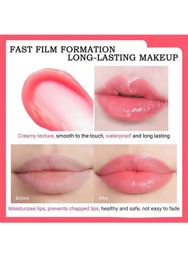PEINIFEN - Peach Tinted Lipstick, PH Lip Color Changing Lipstick Balm For Women Girls, Mood Long Lasting Color Change Light Pink Lipstick Lip Tint Makeup Lip Plumper Gloss#02 - Image 1